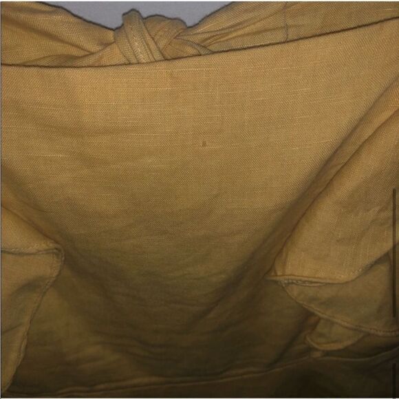 Women’s Slide Show Mustard Yellow Open Back Dress - Picture 6 of 9